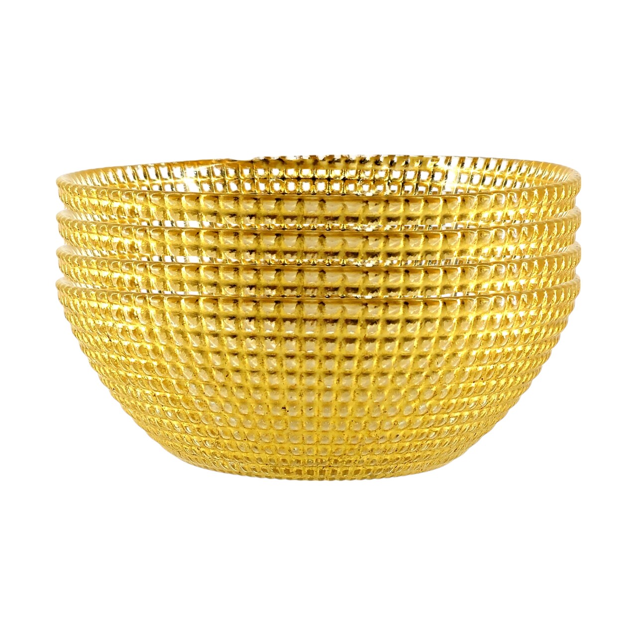 Decorative Lead-Free Glass Bowl Microwave and Dishwasher Safe